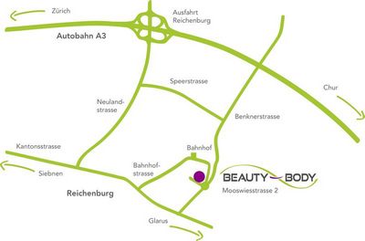 Standortplan Beauty + Body